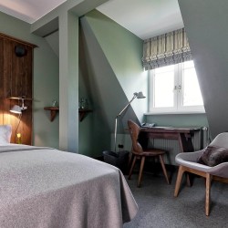 Cosy rooms at the Landhaus Flottbek hotel in Hamburg