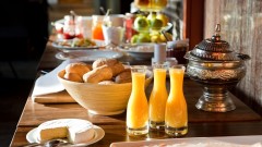 Wonderful breakfast buffet at the young hotel in Hamburg