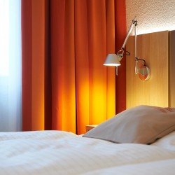 Cosy room at the old town hotel Victoria in Nuremberg