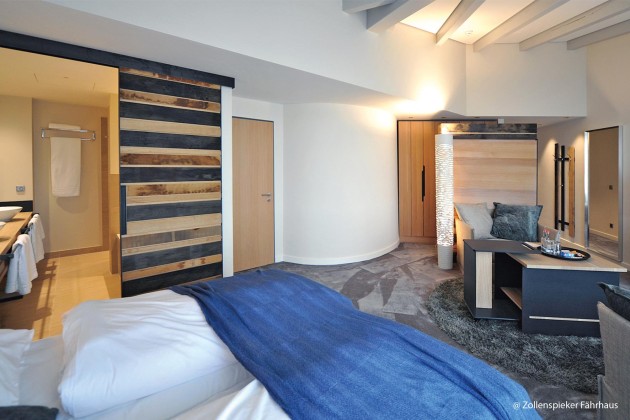Geräumige Zimmer im Hotel Zollenspieker Färhaus in Hamburg