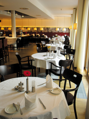 das stilvolle Restaurant im Hotel Begardenhof in Köln