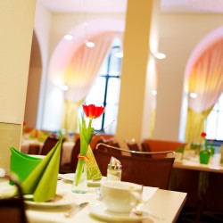 Stilvolle Dekoration im Hotel Victoria in Nürnberg
