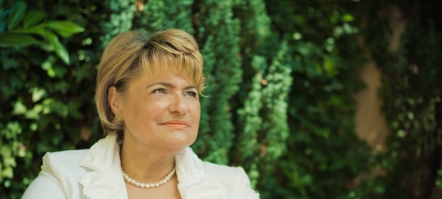 Ihre Gastgeberin im Hotel am Heideloffplatz in Nürnberg Anne Krodel