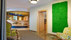 Die schöne Lobby im Grünen Hotel zur Post in Salzburg