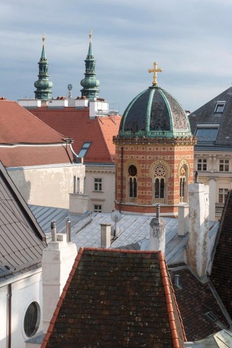 Herrliche Ausblick vom ALMA Boutiquehotel in Wien